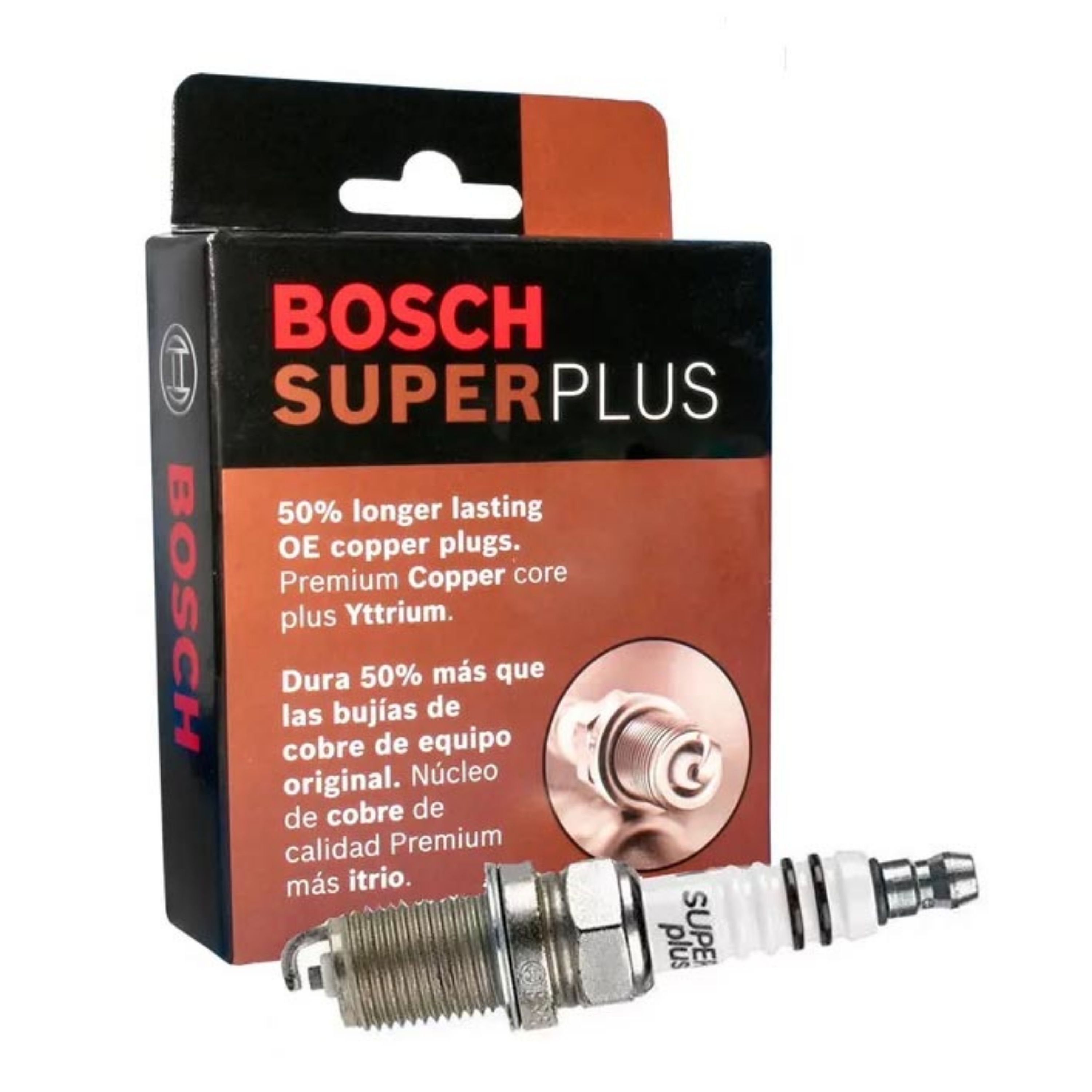 شمع‌ بوش سوپر پلاس - دبل‌ پلاتین‌ کد ٨١٠٦ (٠٢٤٢٢٣٥٦٦٤ Bosch Super Plus)
